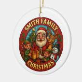 Essbare Weihnachtsfeiertage Keramik Ornament (Links)