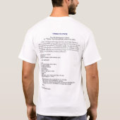 Essbare wilde Pilze T-Shirt (Rückseite)