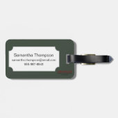 Essbarer Eibisch Gepäckanhänger (Rückseite horizontal)