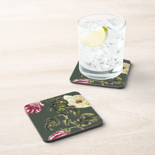 Essbarer Eibisch Getränkeuntersetzer (Rechte Seite)