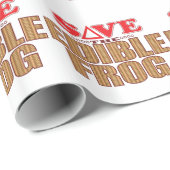 Essbarer Frosch retten Geschenkpapier (Rolleneckpunkt)