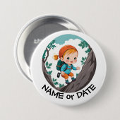 Essbarer Zuckerguss Button (Vorne & Hinten)