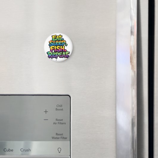 Esse Schlafe Fische Wiederhole Regenbogen Graffiti Magnet (In Situ (Kühlschrank))