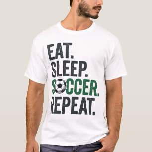 Esse Schlafe Fußball Wiederhole Vintage T-Shirt De