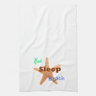 Esse Schlafe Strand - Küchenhandtuch Handtuch