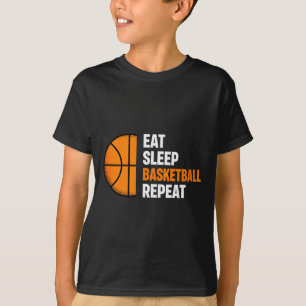 Esse Schlafen Basketball Wiederhole Basketball Lie T-Shirt