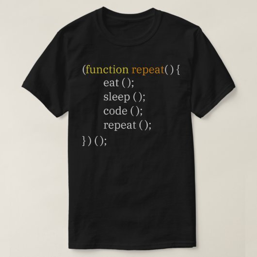 Esse Sleep Code Funny Computer Science Programmer  T-Shirt (Design vorne)