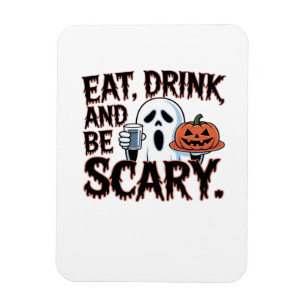Esse Trinke Sei Gruselig Halloween Kürbis Kreative Magnet