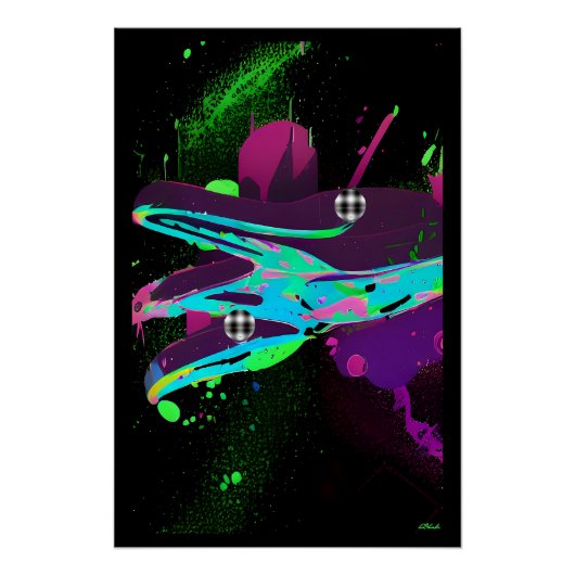 Esseloria - Ken Gage Abstrakt Poster (Vorderseite)