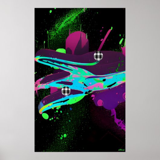 Esseloria - Ken Gage Abstrakt Poster (Vorne)
