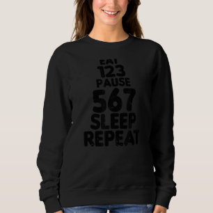 Essen 123 Pause 567 Salsa Tanz Sweatshirt