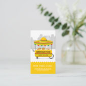 Essen an der Straße mexikanisch Visitenkarte (Stehend Vorderseite)