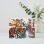 Essen auf Madeira, Portugal Postkarte (Stehend Vorderseite)