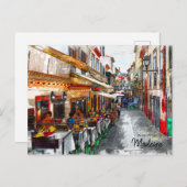 Essen auf Madeira, Portugal Postkarte (Vorne/Hinten)