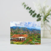 Essen auf Madeira, Portugal Postkarte (Stehend Vorderseite)