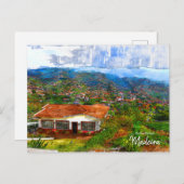 Essen auf Madeira, Portugal Postkarte (Vorne/Hinten)