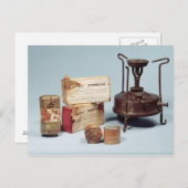 Essen auf Scotts Antarktis-Expedition aufgenommen Postkarte (Vorne/Hinten)