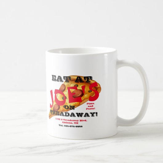 Essen bei Joe's T - Shirt Kaffeetasse (Rechts)