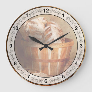 Essen - Brot - Ihr tägliches Brot Große Wanduhr