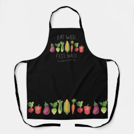 Essen Brunnen fühlen sich gut Wasser Bio Gemüse Schürze