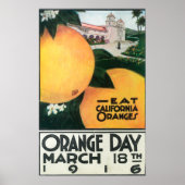 Essen CA Orange am Orange Day Poster (Vorne)