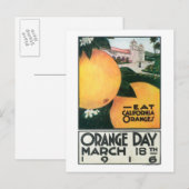 Essen CA Orange am Orange Day Postkarte (Vorne/Hinten)