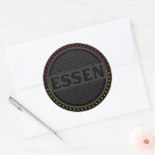 Essen City Pride Emblem – Deutsche Identität Runder Aufkleber (Umschlag)
