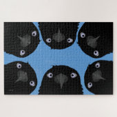 Essen Crow Blick auf dich Puzzle (Horizontal)