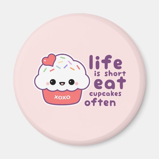 Essen Cupcakes Magnet (Vorne)