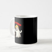 Essen der Hunde Trick oder Trump lustigen Trump 20 Kaffeetasse (Vorderseite Links)