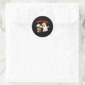 Essen der Hunde Trick oder Trump lustigen Trump 20 Runder Aufkleber (Tasche)