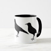 Essen der Krähen-Tasse Tasse (VorderseiteRechts)