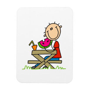 Essen der Wassermelone Magnet