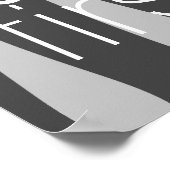 Essen Dessert erste Wort Kunst niedliches Zitat Poster (Ecke)