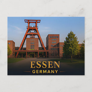 Essen Deutschland modernes industrielles Reiseziel Postkarte