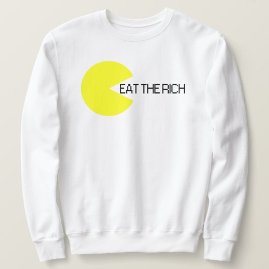 Essen die Reichen Sweatshirt (Design vorne)