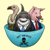 Essen die Reichen T-Shirt