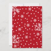 Essen Drink & Be Merry Feier Einladung (Rückseite)