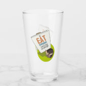 Essen Drink & Be Merry Igel Picket Signatur Glas (Rückseite)