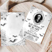 Essen Drink & Beängstigend Gotische Halloween Gebu Einladung