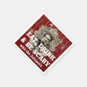 Essen Drink Beängstigend Spider Halloween Kraft We Serviette (Ecke)