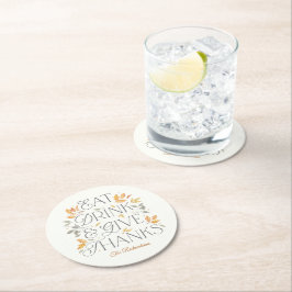 Essen Drink Danke Erntedank Party Untersetzer