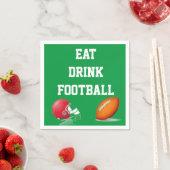 Essen Drink Football Serviette (Beispiel)
