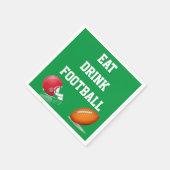 Essen Drink Football Serviette (Ecke)