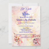 Essen Drink & Liebe Herzlich Valentinstag Feiern Einladung (Vorderseite)