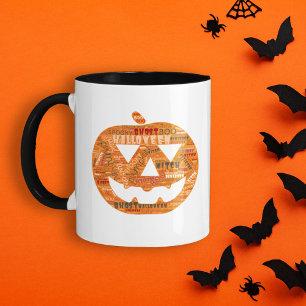 Essen Drink sei Beängstigend Halloween Pumpkin Wor Tasse