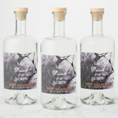 Essen Drink & Sei Beängstigend Spider Web Happy Ha Alkoholflaschenetikett (Flaschen)