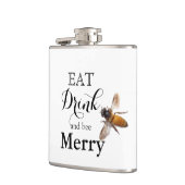 Essen Drink und Biene Merry Flachmann (Links)