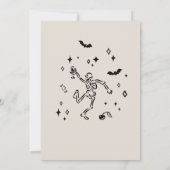 Essen Drink und leckeres Halloween-Party Einladung (Rückseite)