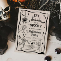Essen Drink und leckeres Halloween-Party